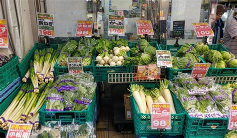 are vegetables cheap in japan